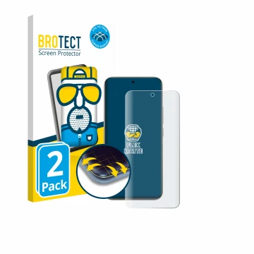 Front side of a product packaging with the brand logo BROTECT. Next to it is the device Xiaomi Redmi Note 15 Pro Plus 5G shown