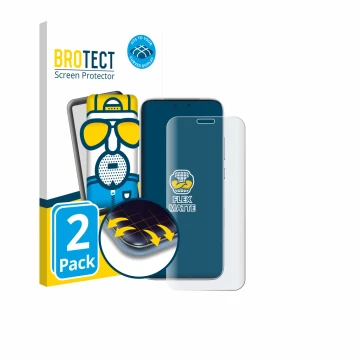 Front side of a product packaging with the brand logo BROTECT. Next to it is the device Honor Magic 8 RSR Porsche Design shown