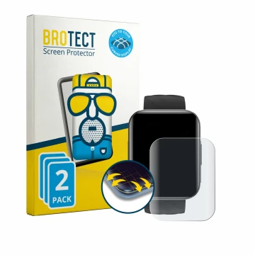 Front side of a product packaging with the brand logo BROTECT. Next to it is the device Dakofied D1B shown with the correspond