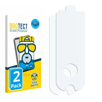 Front side of a product packaging with the brand logo BROTECT. Next to it is the corresponding screen protector.