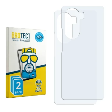 Front side of a product packaging with the brand logo BROTECT. Next to it is the corresponding screen protector.