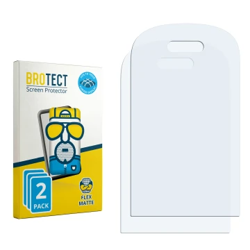 Front side of a product packaging with the brand logo BROTECT. Next to it is the corresponding screen protector.