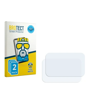 Front side of a product packaging with the brand logo BROTECT. Next to it is the corresponding screen protector.