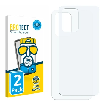 Front side of a product packaging with the brand logo BROTECT. Next to it is the corresponding screen protector.