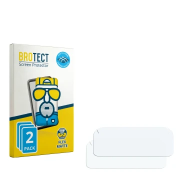 Front side of a product packaging with the brand logo BROTECT. Next to it is the corresponding screen protector.