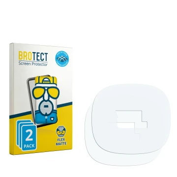 Front side of a product packaging with the brand logo BROTECT. Next to it is the corresponding screen protector.