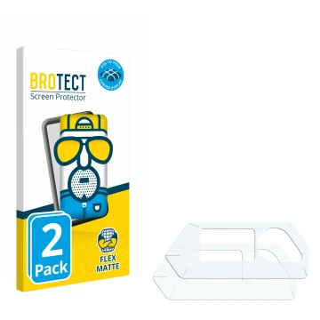 Front side of a product packaging with the brand logo BROTECT. Next to it is the corresponding screen protector.