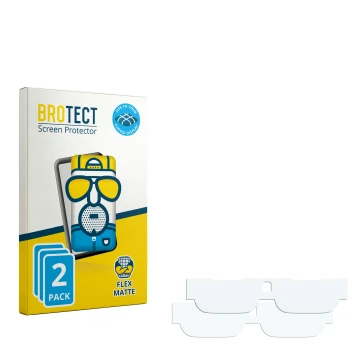 Front side of a product packaging with the brand logo BROTECT. Next to it is the corresponding screen protector.