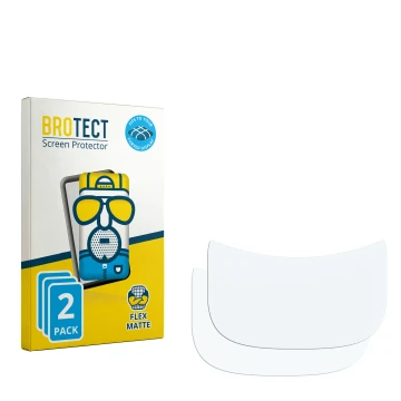 Front side of a product packaging with the brand logo BROTECT. Next to it is the corresponding screen protector.