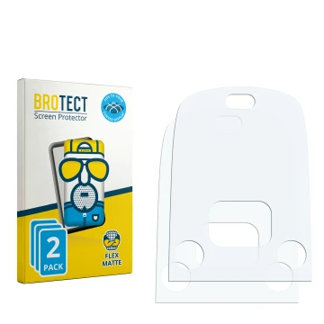 Front side of a product packaging with the brand logo BROTECT. Next to it is the corresponding screen protector.
