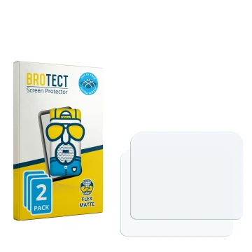 Front side of a product packaging with the brand logo BROTECT. Next to it is the corresponding screen protector.