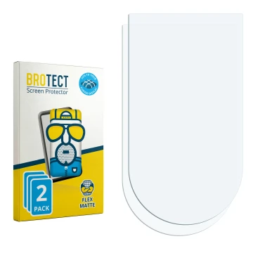Front side of a product packaging with the brand logo BROTECT. Next to it is the corresponding screen protector.