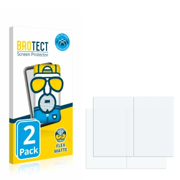 Front side of a product packaging with the brand logo BROTECT. Next to it is the corresponding screen protector.