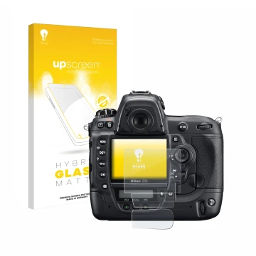 Front side of a product packaging with the brand logo upscreen. Next to it is the device Nikon D3S shown with the correspondin