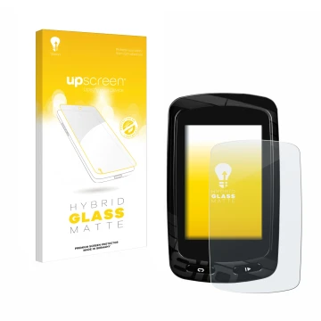 Front side of a product packaging with the brand logo upscreen. Next to it is the device Garmin Edge 810 shown with the corres