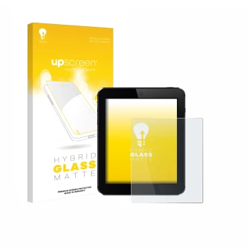 Front side of a product packaging with the brand logo upscreen. Next to it is the device shown with the corresponding screen p