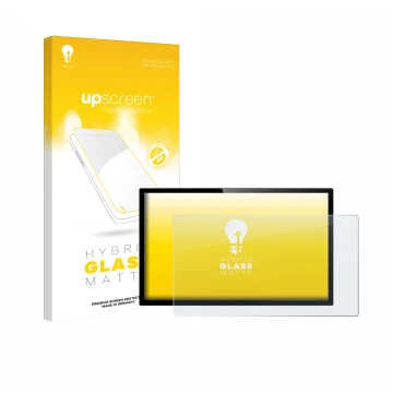 Front side of a product packaging with the brand logo upscreen. Next to it is the device shown with the corresponding screen p