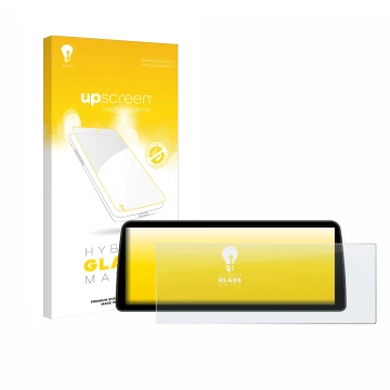 Front side of a product packaging with the brand logo upscreen. Next to it is the device BMW Professional 10.2
