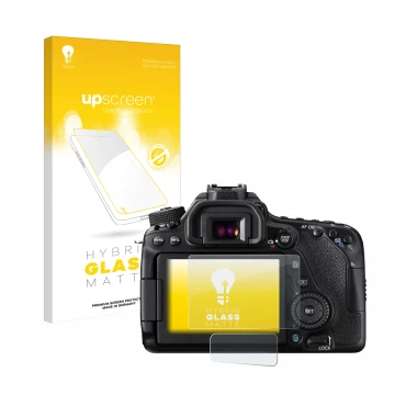 Front side of a product packaging with the brand logo upscreen. Next to it is the device Canon EOS 80D shown with the correspo