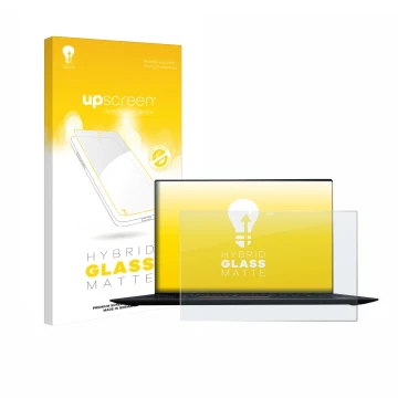 Front side of a product packaging with the brand logo upscreen. Next to it is the device Lenovo ThinkPad X1 Yoga (2nd Gen.) sh