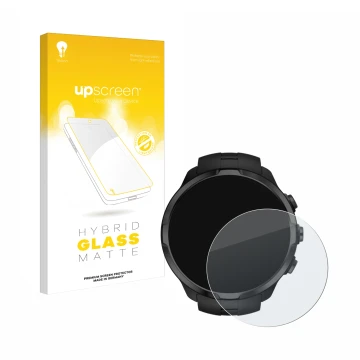 Front side of a product packaging with the brand logo upscreen. Next to it is the device Suunto Spartan Sport Wrist HR shown w