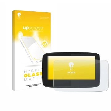 Front side of a product packaging with the brand logo upscreen. Next to it is the device TomTom GO 620 shown with the correspo