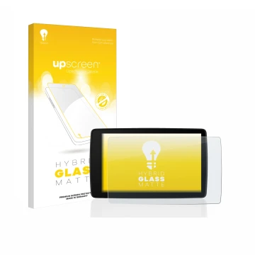 Front side of a product packaging with the brand logo upscreen. Next to it is the device BMW Motorrad Navigator VI shown with 