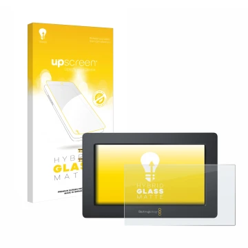Front side of a product packaging with the brand logo upscreen. Next to it is the device Blackmagic Design Video Assist (5.0) 