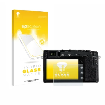 Front side of a product packaging with the brand logo upscreen. Next to it is the device Fujifilm X-E3 shown with the correspo