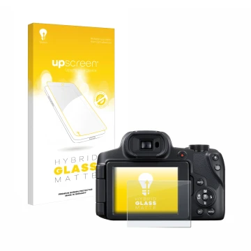 Front side of a product packaging with the brand logo upscreen. Next to it is the device Canon PowerShot SX70 HS shown with th