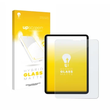 Front side of a product packaging with the brand logo upscreen. Next to it is the device Apple iPad Pro 11