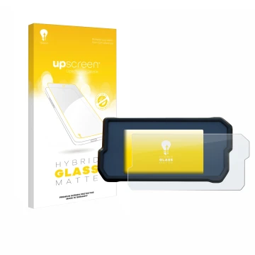 Front side of a product packaging with the brand logo upscreen. Next to it is the device KTM 390 Duke 2017 shown with the corr