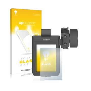 Front side of a product packaging with the brand logo upscreen. Next to it is the device FlySky FS-NB4 shown with the correspo