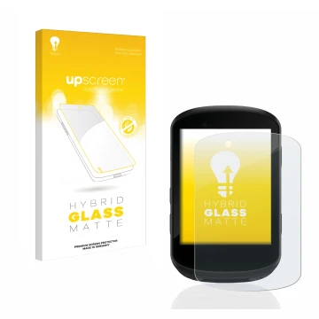Front side of a product packaging with the brand logo upscreen. Next to it is the device Garmin Edge 530 shown with the corres