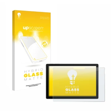 Front side of a product packaging with the brand logo upscreen. Next to it is the device Microsoft Surface Pro 7 shown with th