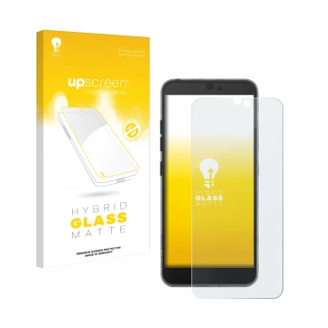Front side of a product packaging with the brand logo upscreen. Next to it is the device Fairphone 3 shown with the correspond
