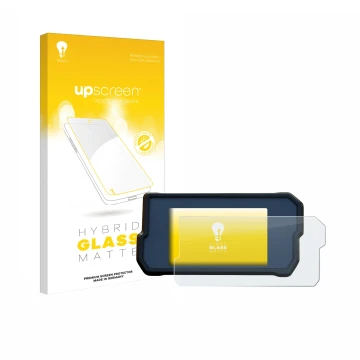 Front side of a product packaging with the brand logo upscreen. Next to it is the device KTM 790 Adventure 2019+ shown with th