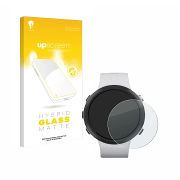 Front side of a product packaging with the brand logo upscreen. Next to it is the device Garmin Swim 2 shown with the correspo