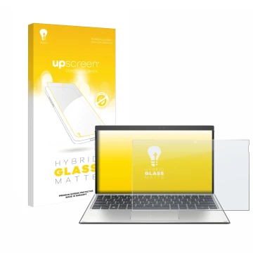 Front side of a product packaging with the brand logo upscreen. Next to it is the device HP Elite x2 G4 shown with the corresp