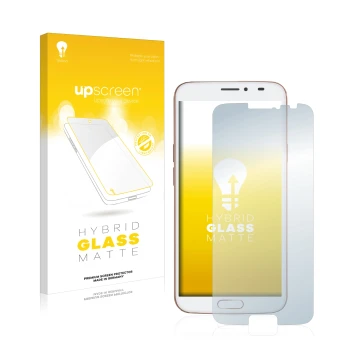 Front side of a product packaging with the brand logo upscreen. Next to it is the device Doro 8080 shown with the correspondin