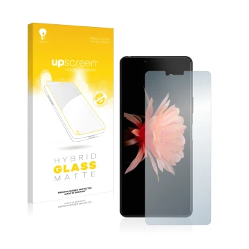 Front side of a product packaging with the brand logo upscreen. Next to it is the device Sony Xperia 10 II shown with the corr