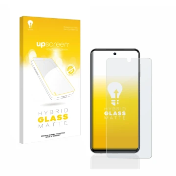 Front side of a product packaging with the brand logo upscreen. Next to it is the device Xiaomi Redmi Note 9S shown with the c