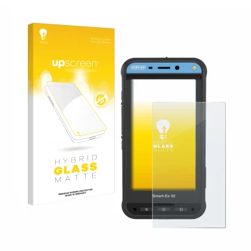 Front side of a product packaging with the brand logo upscreen. Next to it is the device Ecom Smart-Ex 02 DZ1 shown with the c