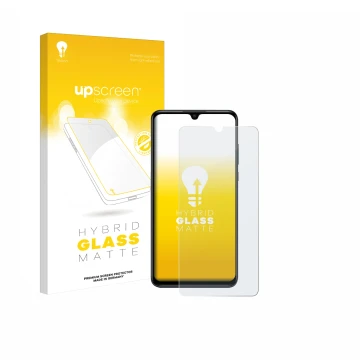 Front side of a product packaging with the brand logo upscreen. Next to it is the device Huawei P30 lite New Edition shown wit