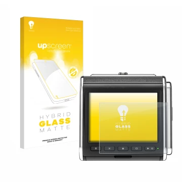 Front side of a product packaging with the brand logo upscreen. Next to it is the device Hasselblad CFV II-2 50C 907X shown wi