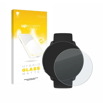 Front side of a product packaging with the brand logo upscreen. Next to it is the device Polar Unite shown with the correspond