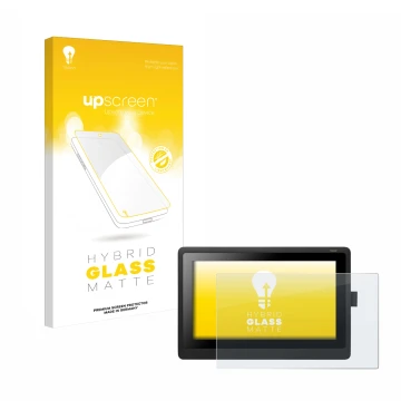 Front side of a product packaging with the brand logo upscreen. Next to it is the device Wacom Cintiq 16 shown with the corres