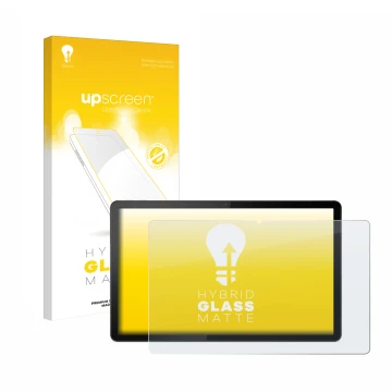 Front side of a product packaging with the brand logo upscreen. Next to it is the device Lenovo Tab P11 (Landscape) shown with
