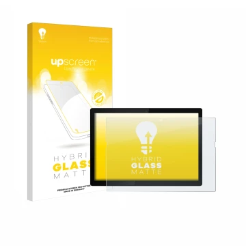 Front side of a product packaging with the brand logo upscreen. Next to it is the device Lenovo ThinkPad X12 Detachable Gen 1 