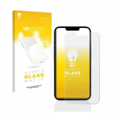 Front side of a product packaging with the brand logo upscreen. Next to it is the device Apple iPhone 13 Pro shown with the co